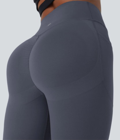 High Waisted Scrunch Butt Lifting Tummy Control Pocket Shaping Training Leggings