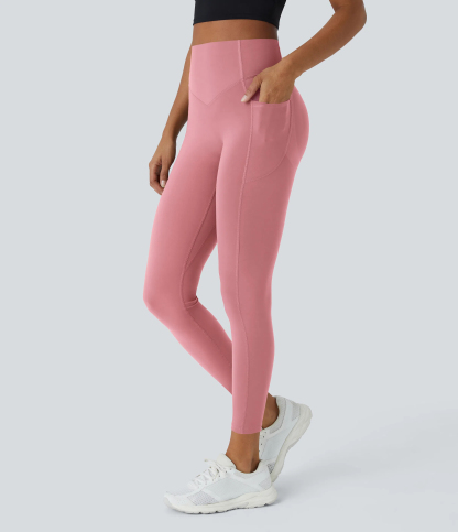 High Waisted Scrunch Butt Lifting Tummy Control Pocket Shaping Training Leggings