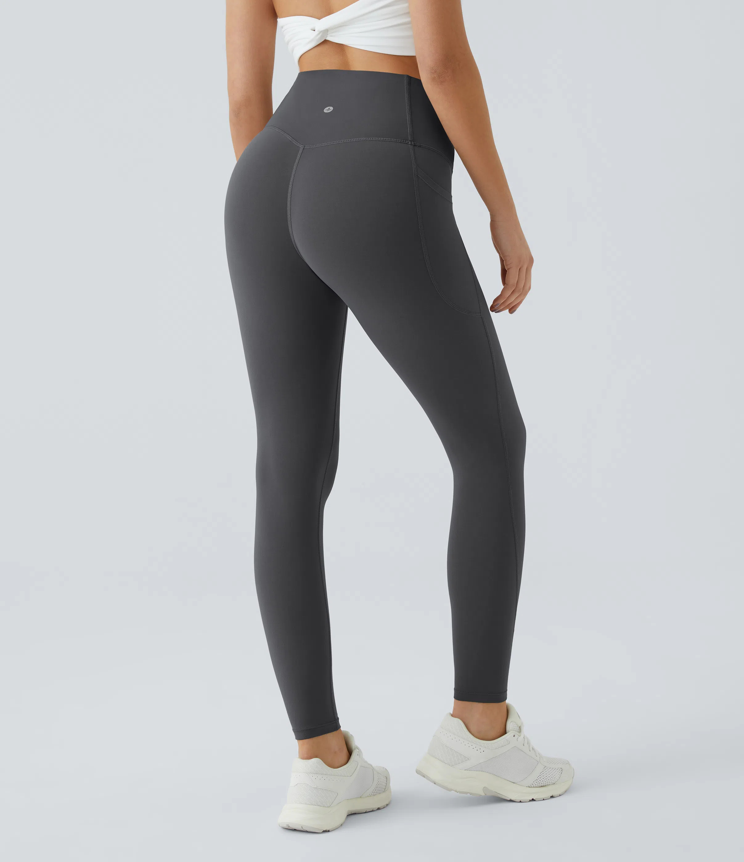 High Waisted Tummy Control Pocket Shaping Training Leggings