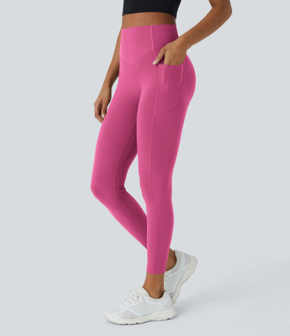 High Waisted Scrunch Butt Lifting Tummy Control Pocket Shaping Training Leggings