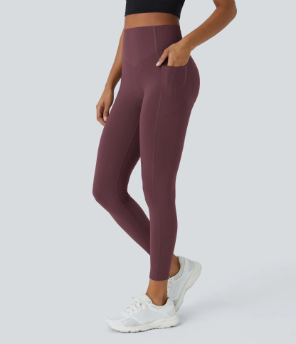 High Waisted Scrunch Butt Lifting Tummy Control Pocket Shaping Training Leggings
