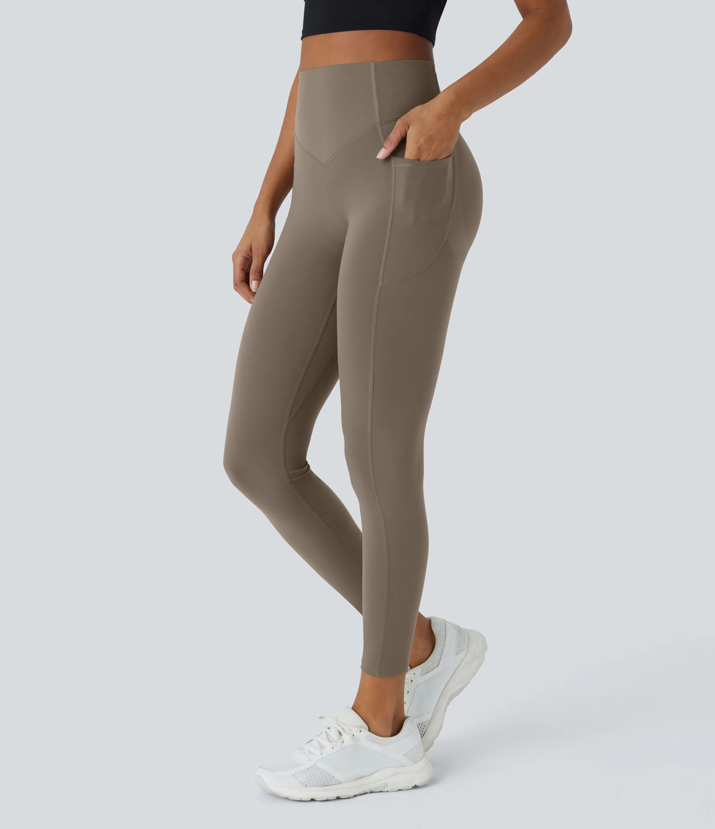 High Waisted Scrunch Butt Lifting Tummy Control Pocket Shaping Training Leggings
