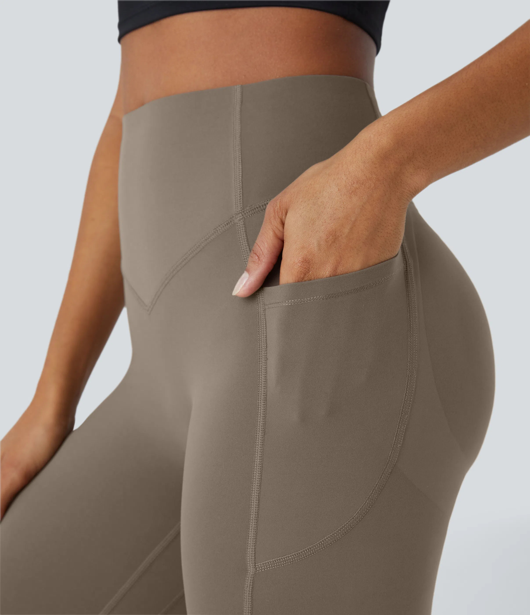High Waisted Scrunch Butt Lifting Tummy Control Pocket Shaping Training Leggings