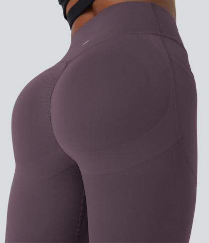 High Waisted Scrunch Butt Lifting Tummy Control Pocket Shaping Training Leggings