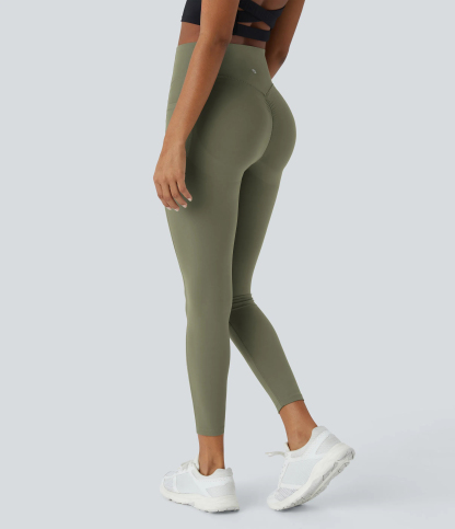High Waisted Scrunch Butt Lifting Tummy Control Pocket Shaping Training Leggings