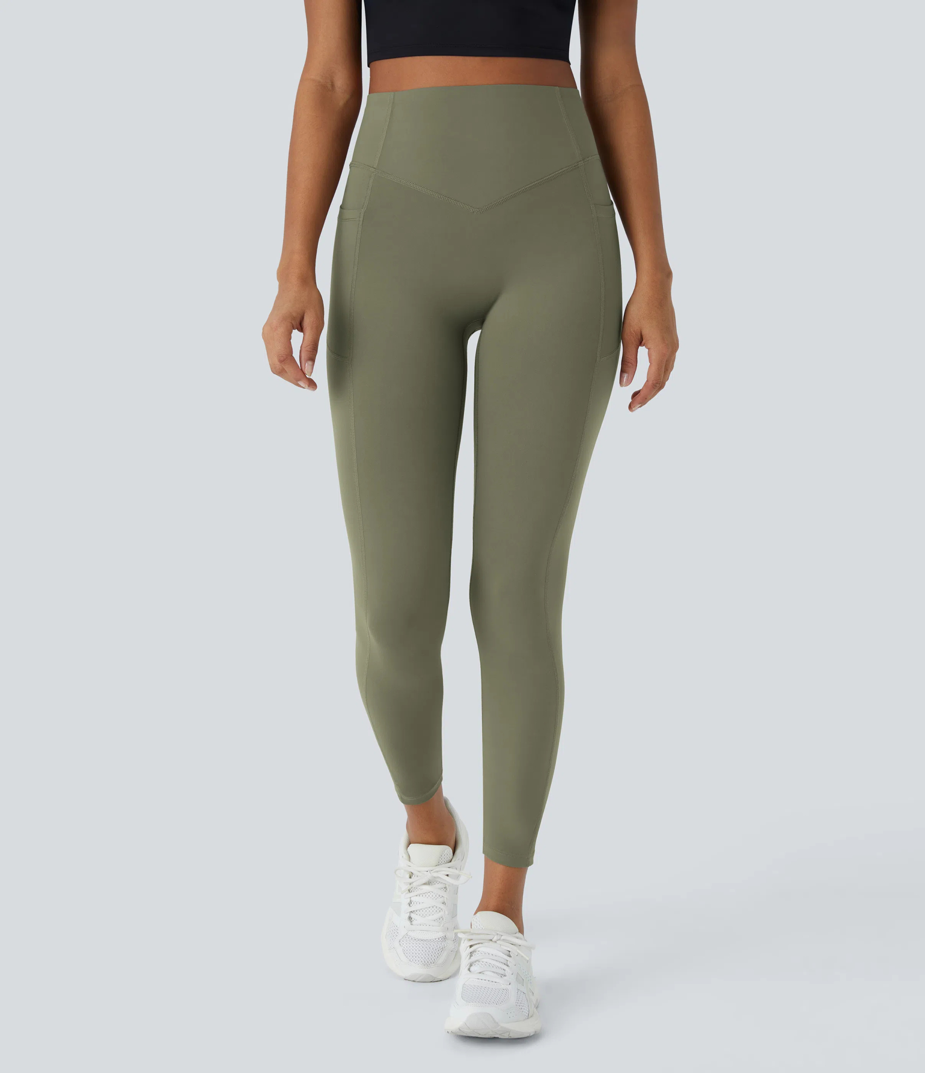 High Waisted Scrunch Butt Lifting Tummy Control Pocket Shaping Training Leggings