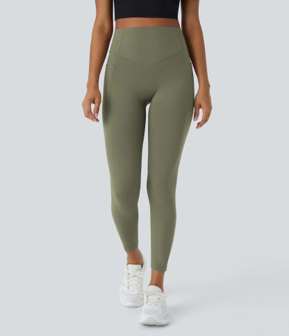 High Waisted Scrunch Butt Lifting Tummy Control Pocket Shaping Training Leggings