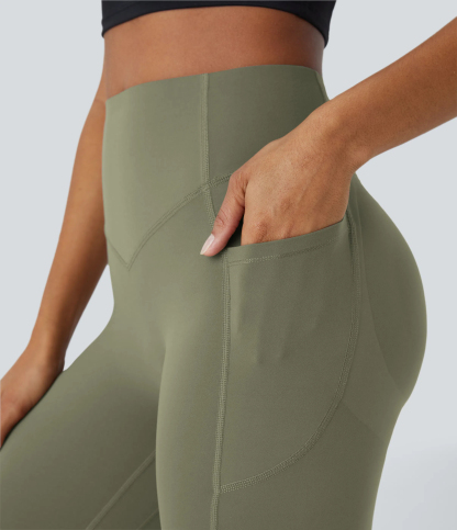 High Waisted Scrunch Butt Lifting Tummy Control Pocket Shaping Training Leggings