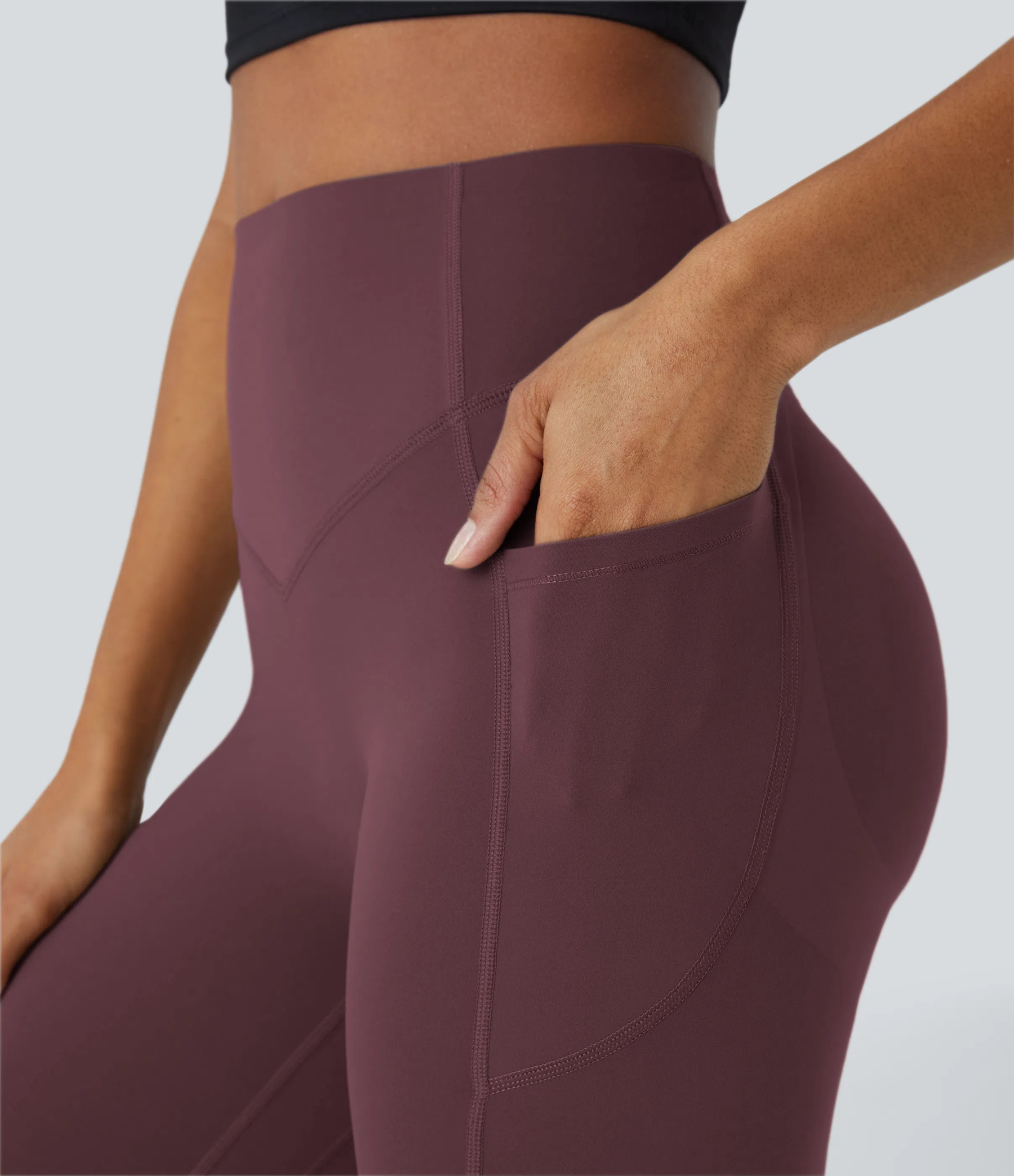 High Waisted Scrunch Butt Lifting Tummy Control Pocket Shaping Training Leggings