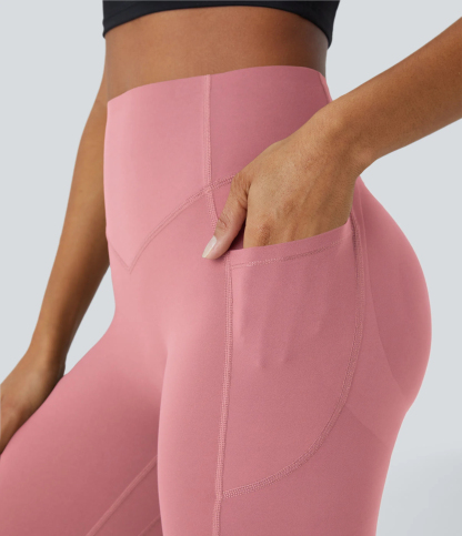 High Waisted Scrunch Butt Lifting Tummy Control Pocket Shaping Training Leggings