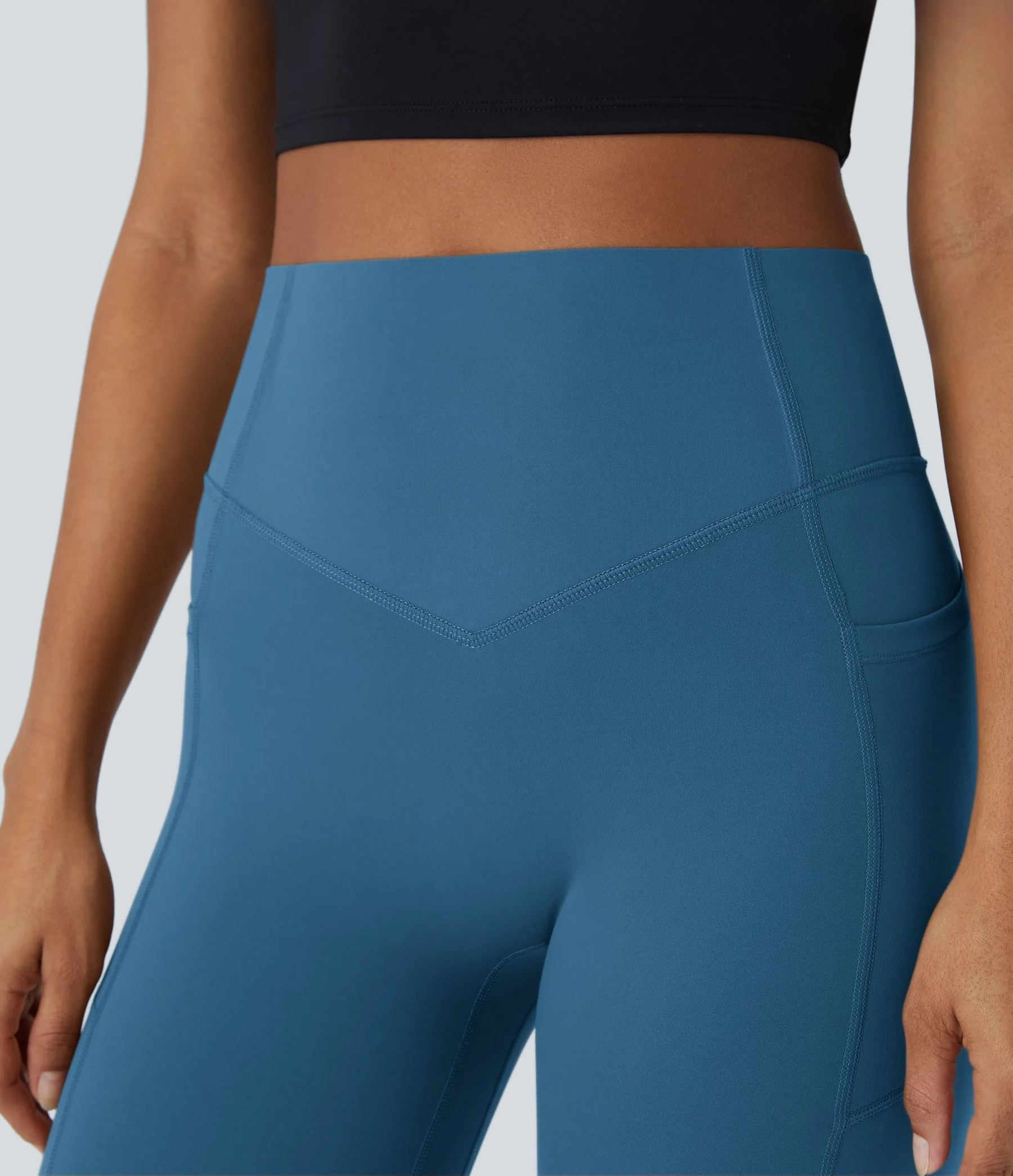 High Waisted Scrunch Butt Lifting Tummy Control Pocket Shaping Training Leggings