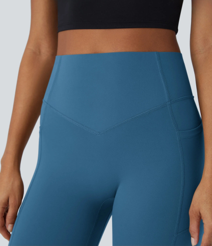 High Waisted Scrunch Butt Lifting Tummy Control Pocket Shaping Training Leggings