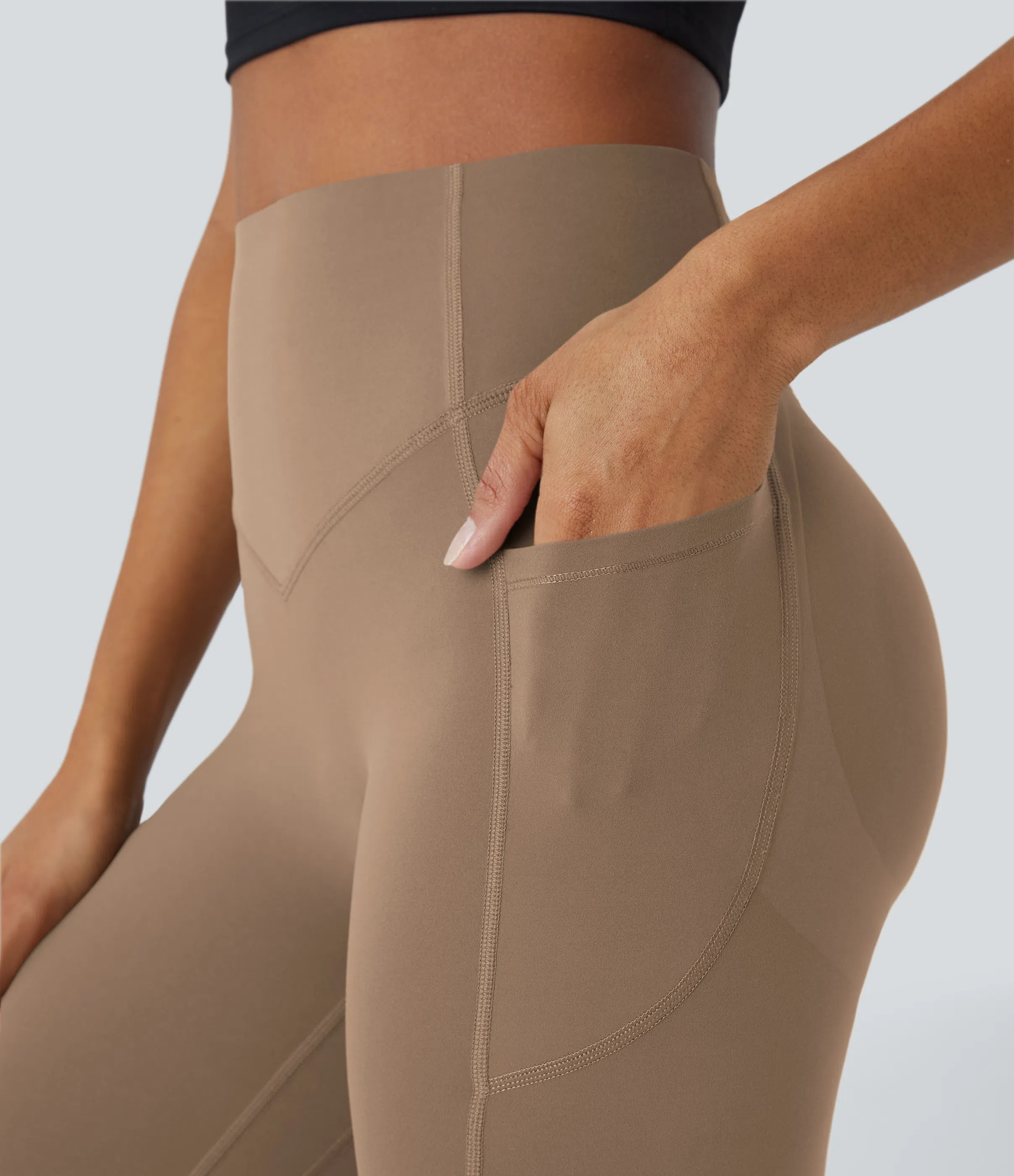 High Waisted Scrunch Butt Lifting Tummy Control Pocket Shaping Training Leggings