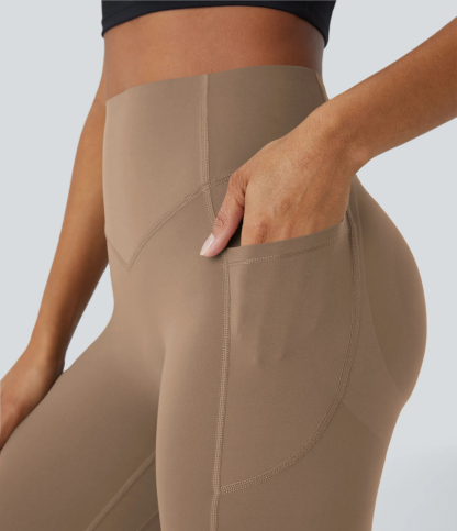 High Waisted Scrunch Butt Lifting Tummy Control Pocket Shaping Training Leggings