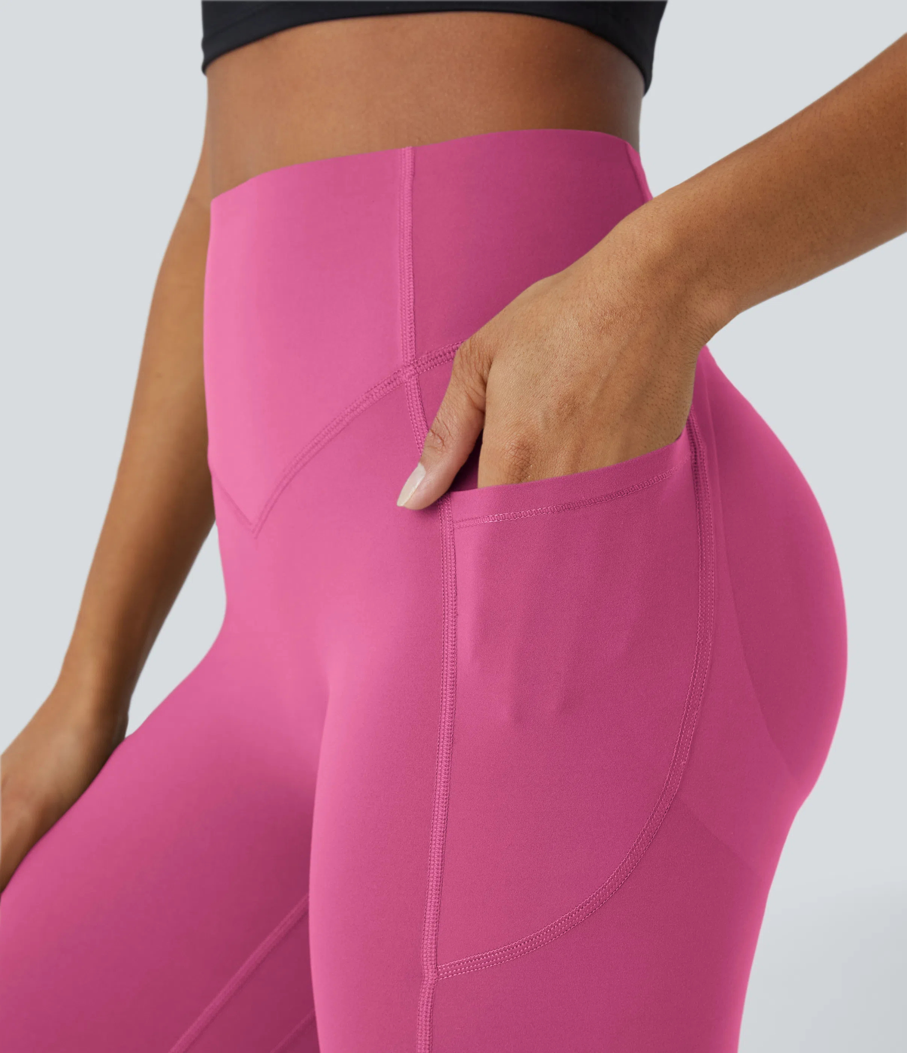 High Waisted Scrunch Butt Lifting Tummy Control Pocket Shaping Training Leggings