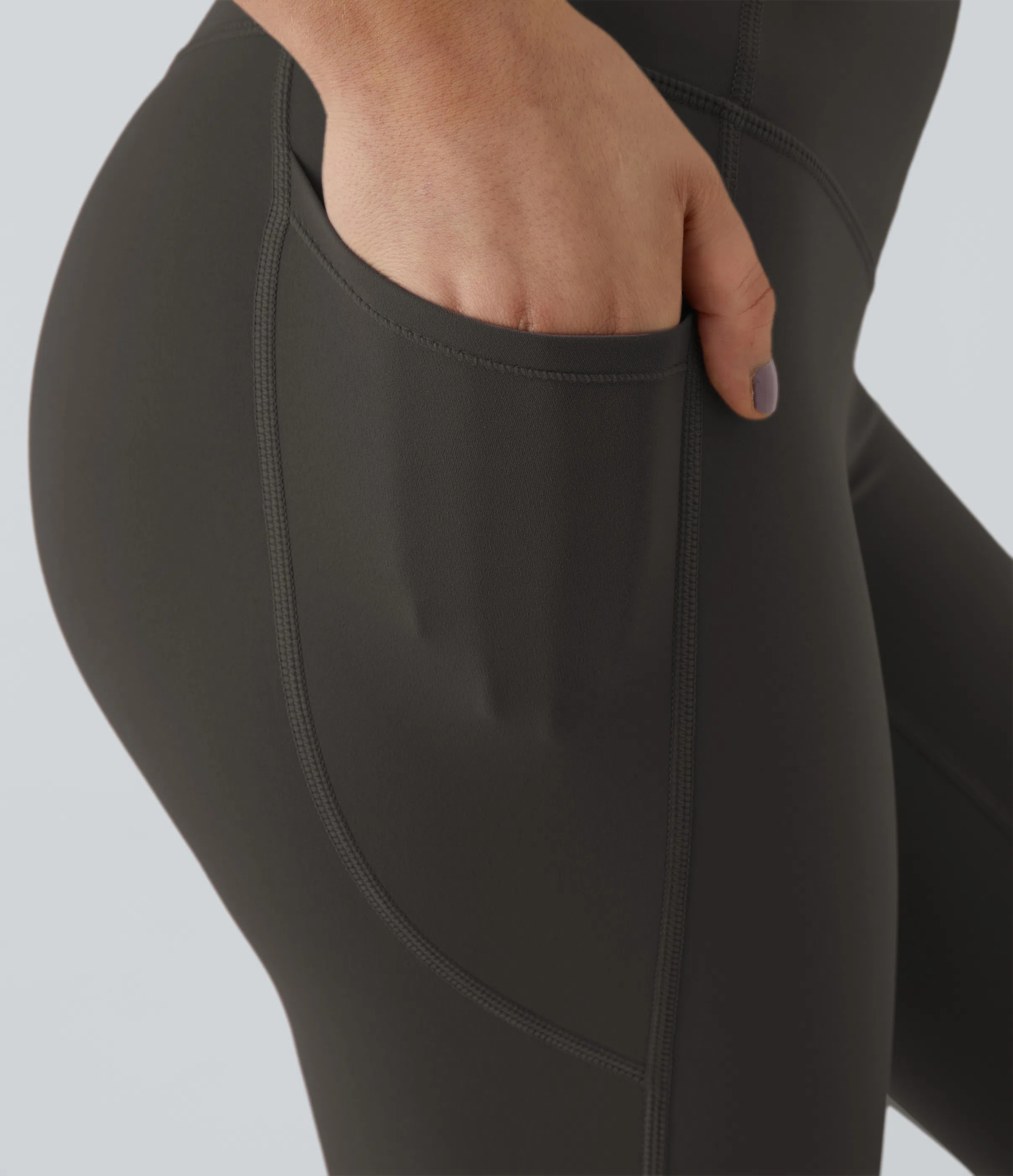 High Waisted Tummy Control Pocket Shaping Training Leggings