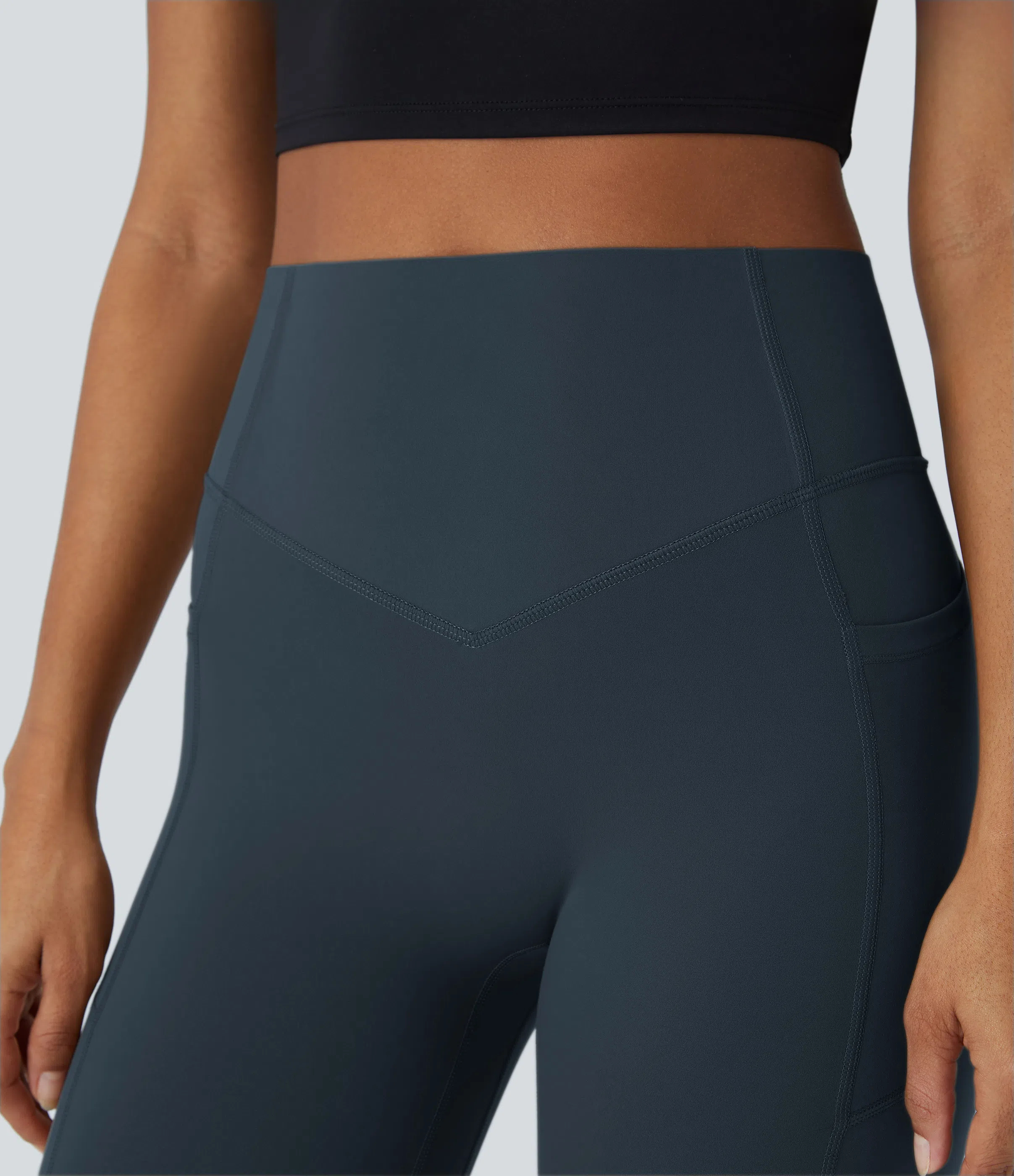 High Waisted Scrunch Butt Lifting Tummy Control Pocket Shaping Training Leggings