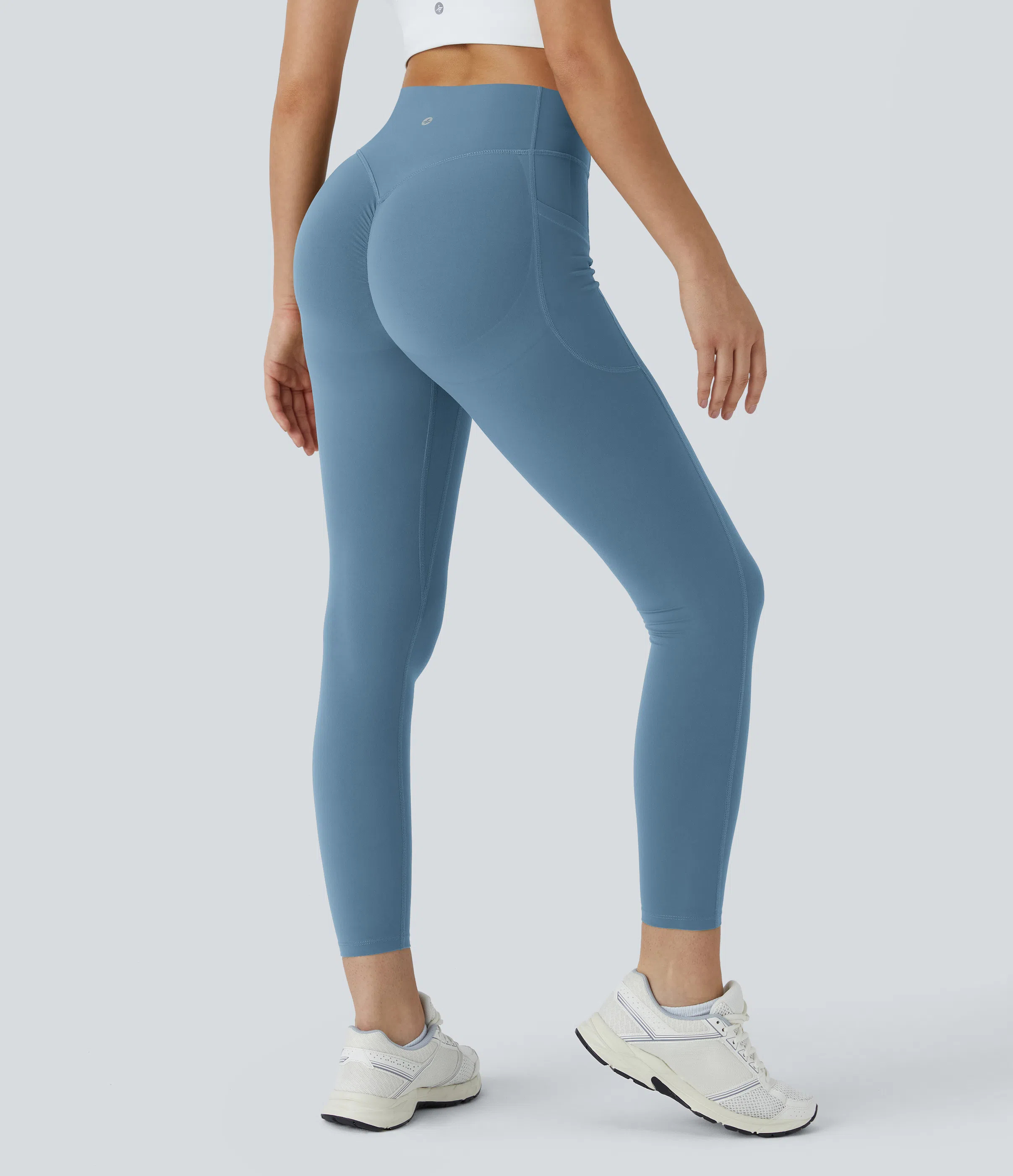 High Waisted Scrunch Butt Lifting Tummy Control Pocket Shaping Training Leggings