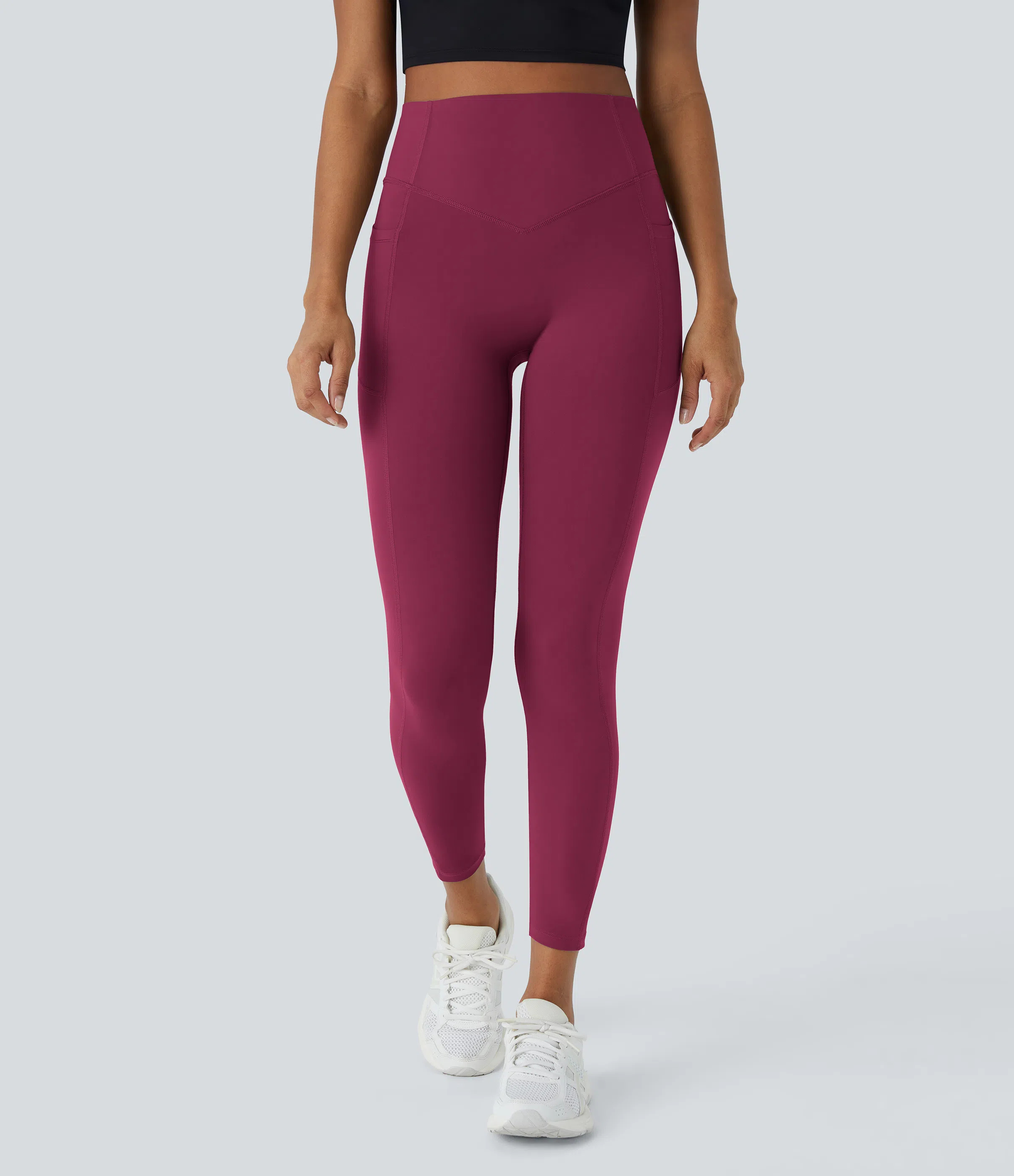 High Waisted Scrunch Butt Lifting Tummy Control Pocket Shaping Training Leggings