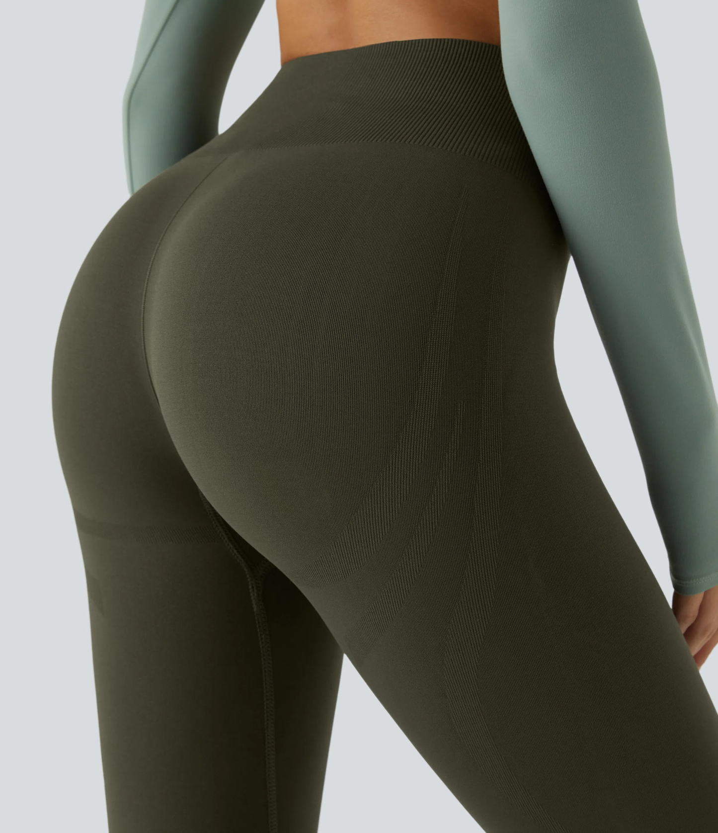OneForm Seamless Flow Mid Rise Tummy Control Butt Lifting Yoga Leggings