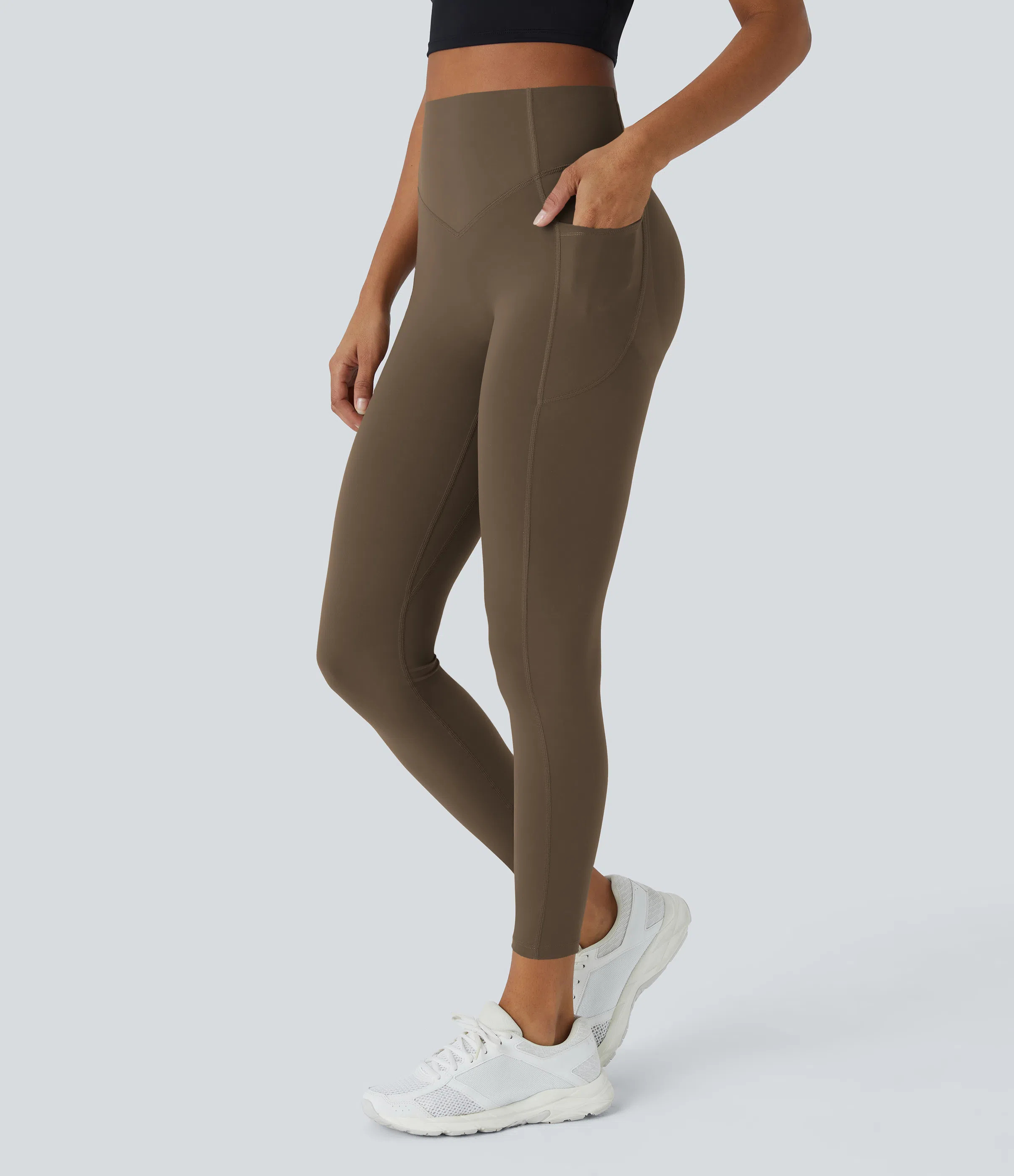 High Waisted Scrunch Butt Lifting Tummy Control Pocket Shaping Training Leggings
