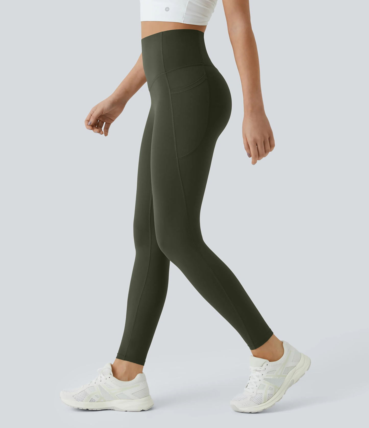 High Waisted Tummy Control Pocket Shaping Training Leggings