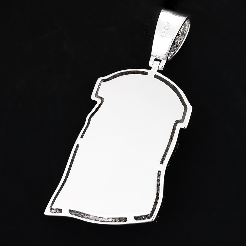 Fully Pavé-Lab Moissanite Jesus Christ Pendant