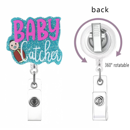 80 Retractable ID Name Badge Holder Reels with Swivel Alligator Clip  Cute Gifts