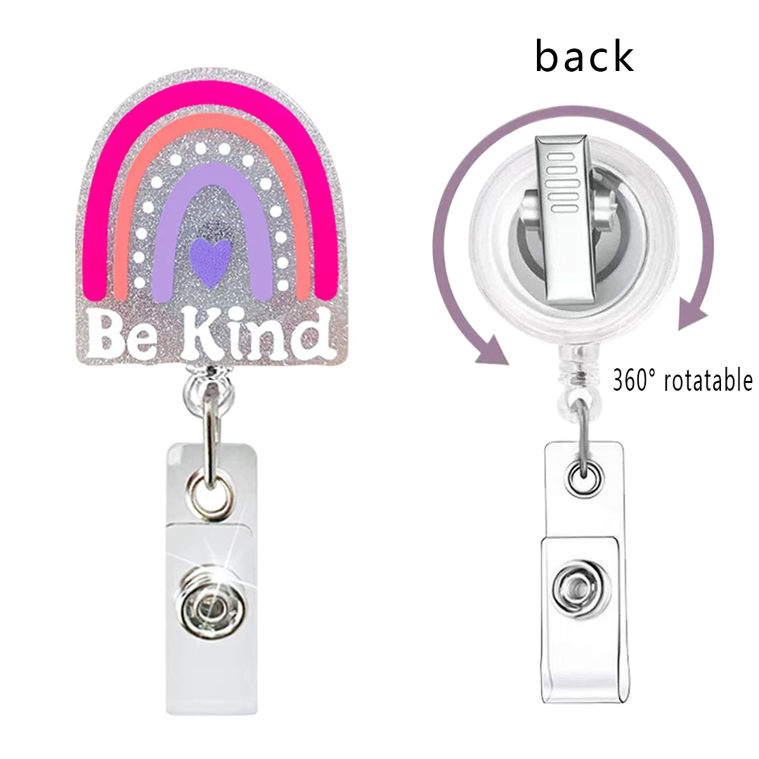 79 Retractable ID Name Badge Holder Reels with Swivel Alligator Clip  Cute Gifts