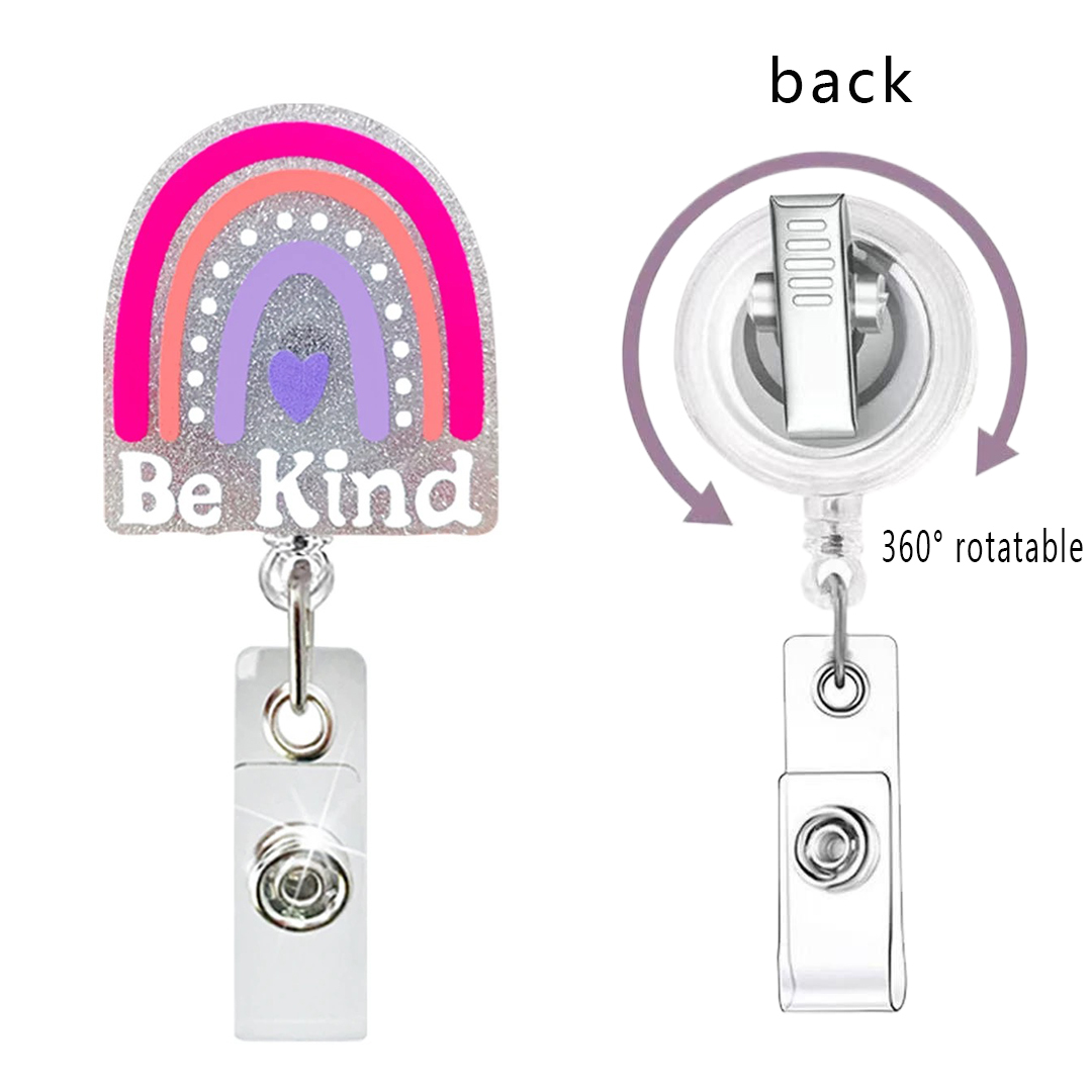 99 Retractable ID Name Badge Holder Reels with Swivel Alligator Clip  Cute Gifts