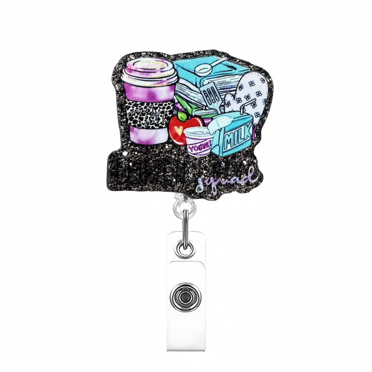 73 Retractable ID Name Badge Holder Reels with Swivel Alligator Clip  Cute Gifts