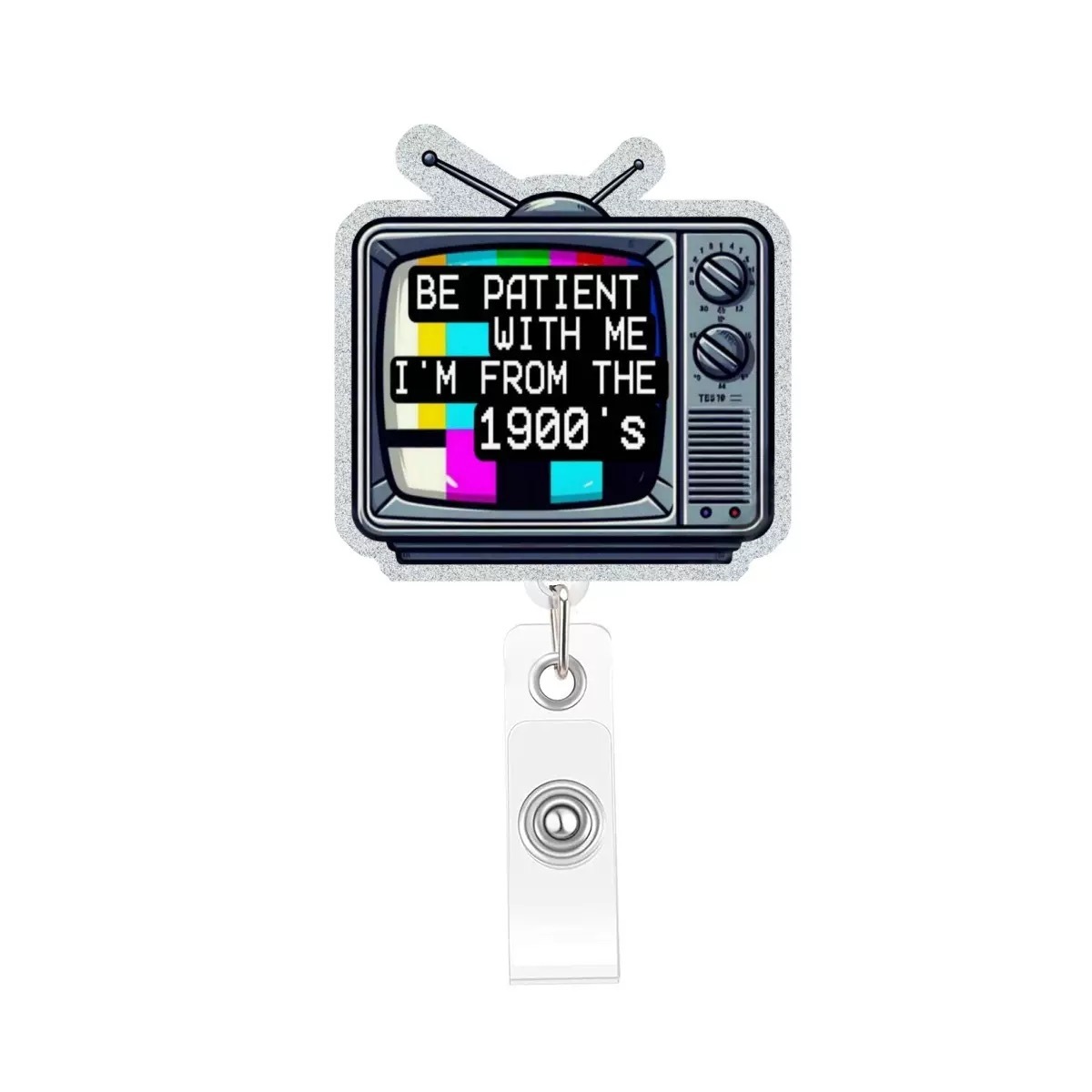 81 Retractable ID Name Badge Holder Reels with Swivel Alligator Clip  Cute Gifts