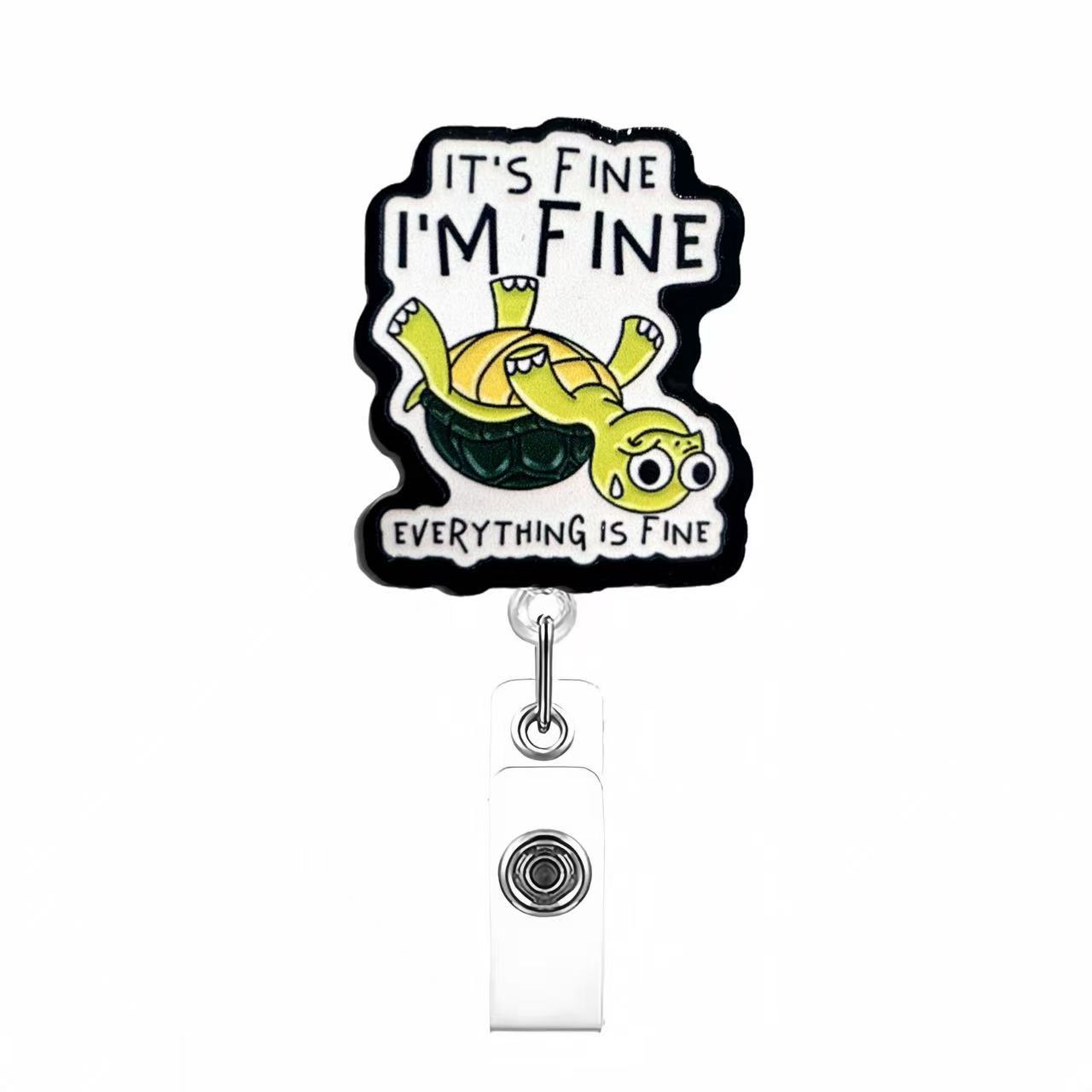 73 Retractable ID Name Badge Holder Reels with Swivel Alligator Clip  Cute Gifts