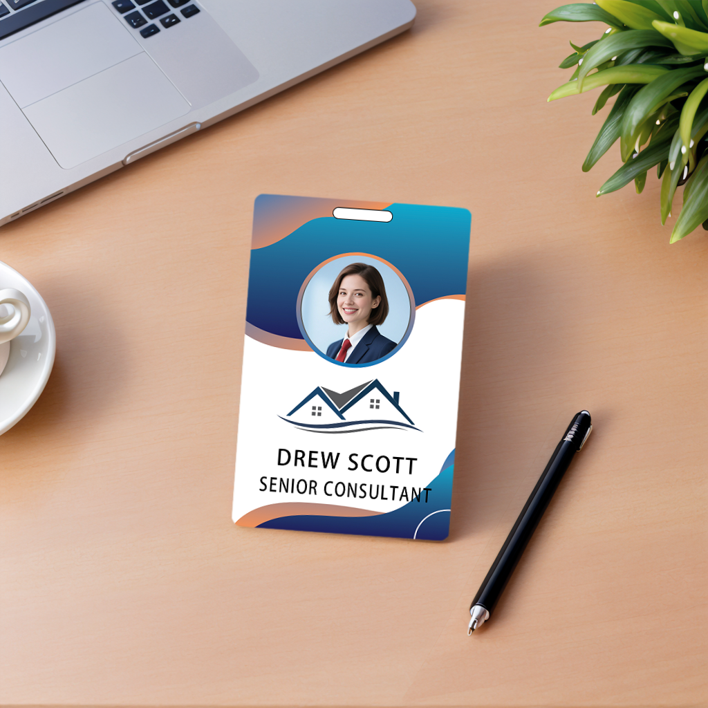 Style Y23 Custom Print Employee ID Badge,customized Id Badge with Name Picture