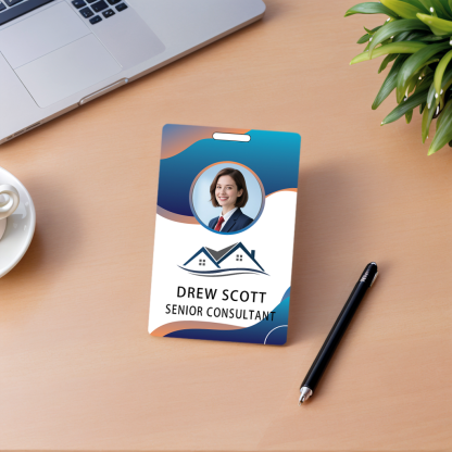 Style Y23 Custom Print Employee ID Badge,customized Id Badge with Name Picture