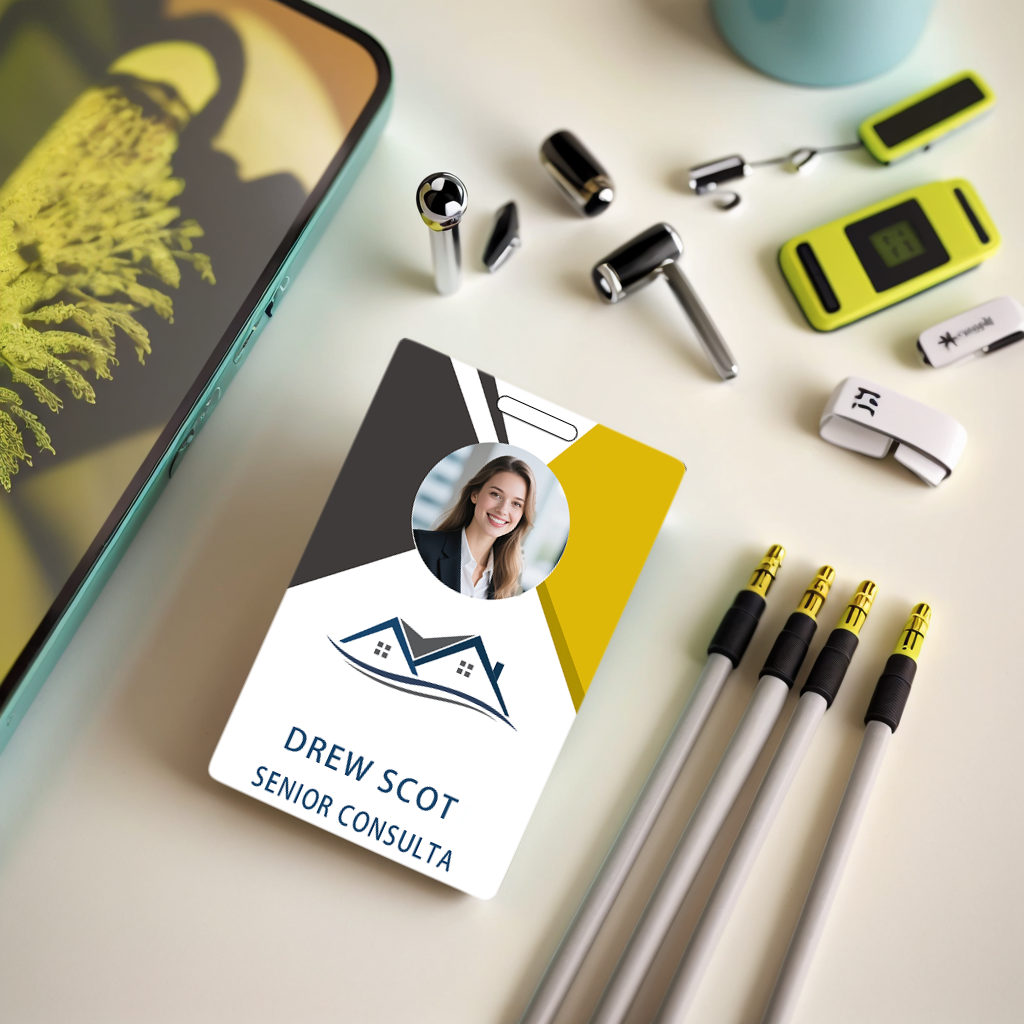 Style Y005 Custom Print Employee ID Badge,customized Id Badge with Name Picture