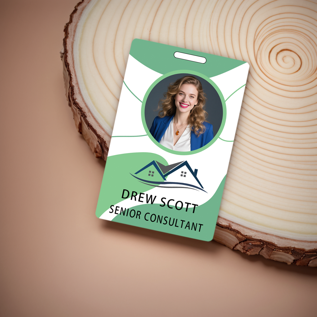 Style Y043 Custom Print Employee ID Badge,customized Id Badge with Name Picture