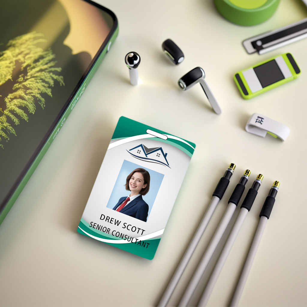 Style Y015 Custom Print Employee ID Badge,customized Id Badge with Name Picture