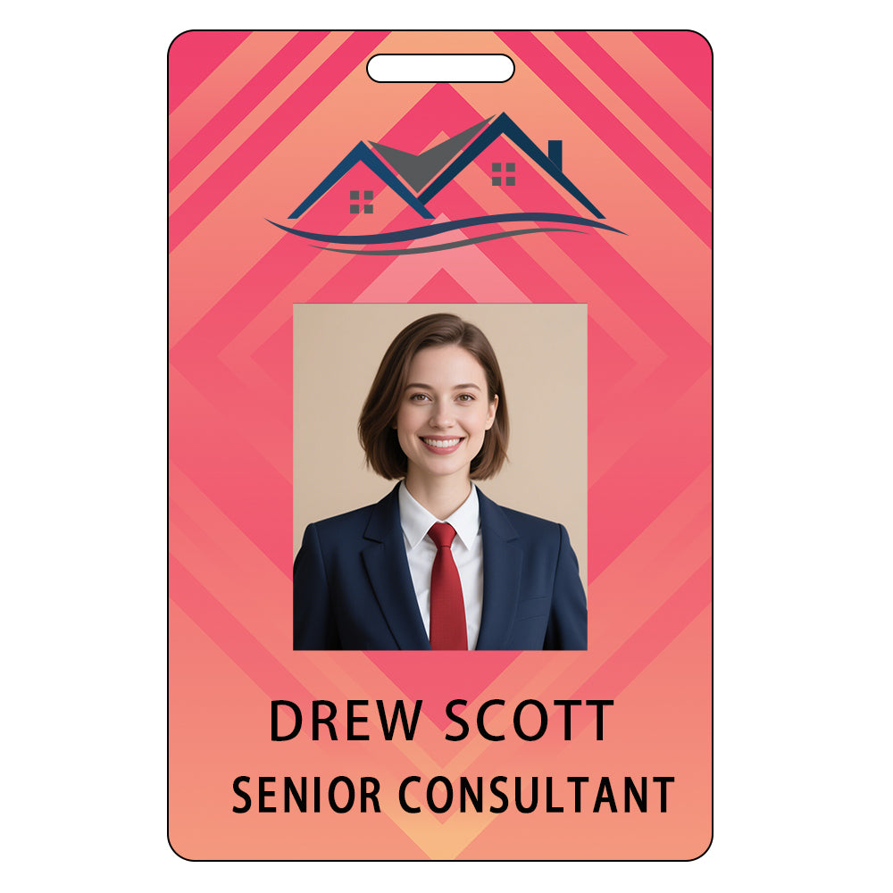 Style Y016 Custom Print Employee ID Badge,customized Id Badge with Name Picture