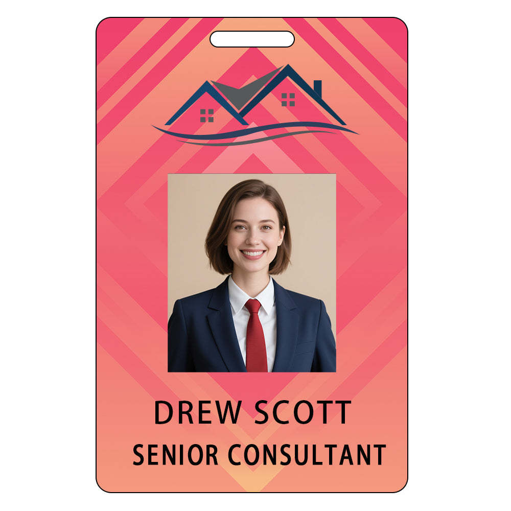 Style Y016 Custom Print Employee ID Badge,customized Id Badge with Name Picture