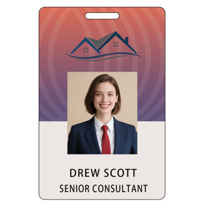 Style Y011 Custom Print Employee ID Badge,customized Id Badge with Name Picture