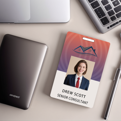 Style Y011 Custom Print Employee ID Badge,customized Id Badge with Name Picture