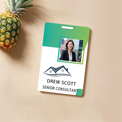 Style Y18 Custom Print Employee ID Badge,customized Id Badge with Name Picture