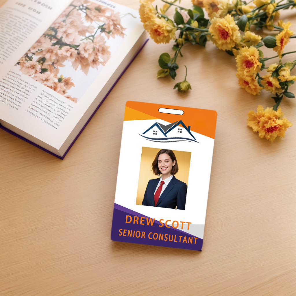 Style Y030 Custom Print Employee ID Badge,customized Id Badge with Name Picture