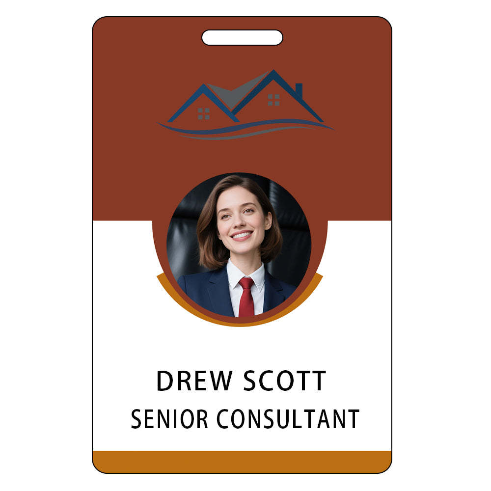 Style Y014 Custom Print Employee ID Badge,customized Id Badge with Name Picture