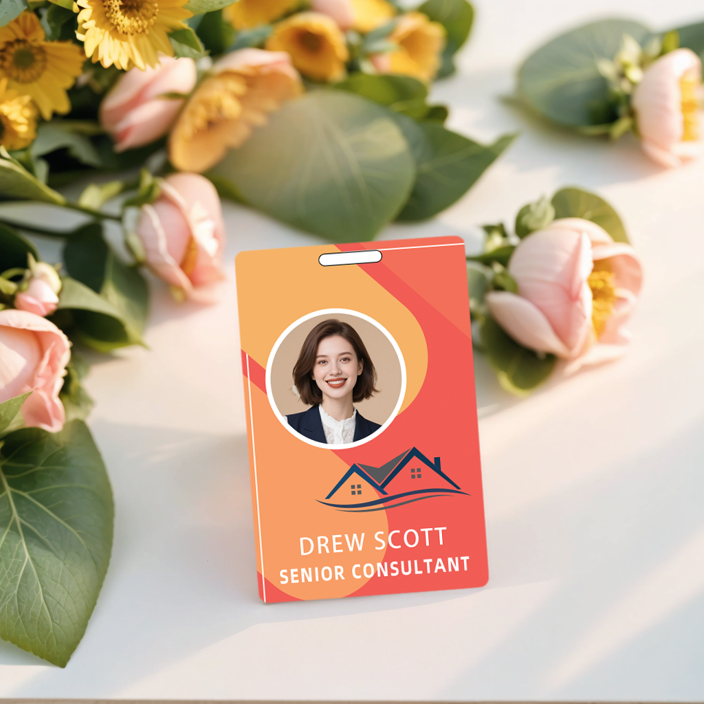 Style Y044 Custom Print Employee ID Badge,customized Id Badge with Name Picture