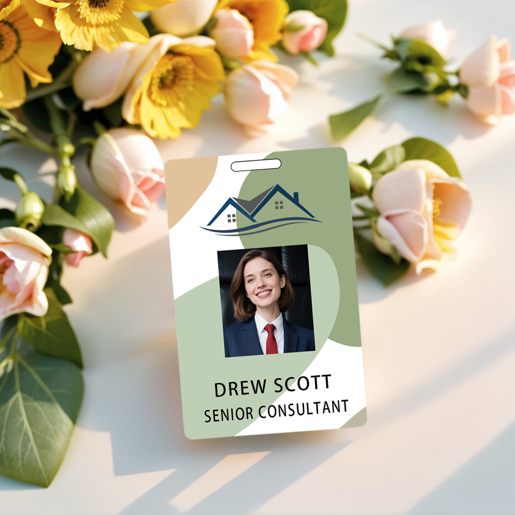 Style Y24 Custom Print Employee ID Badge,customized Id Badge with Name Picture