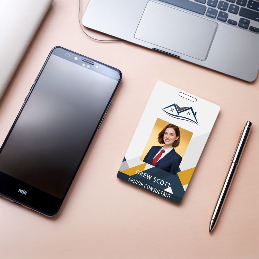 Style Y012 Custom Print Employee ID Badge,customized Id Badge with Name Picture