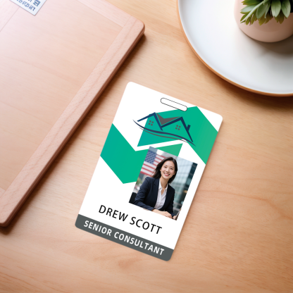 Style Y10 Custom Print Employee ID Badge,customized Id Badge with Name Picture