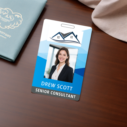 Style Y004 Custom Print Employee ID Badge,customized Id Badge with Name Picture